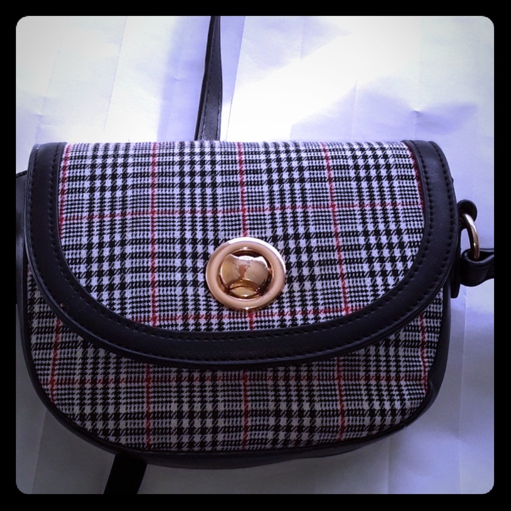 Stripped Shoulder Bag